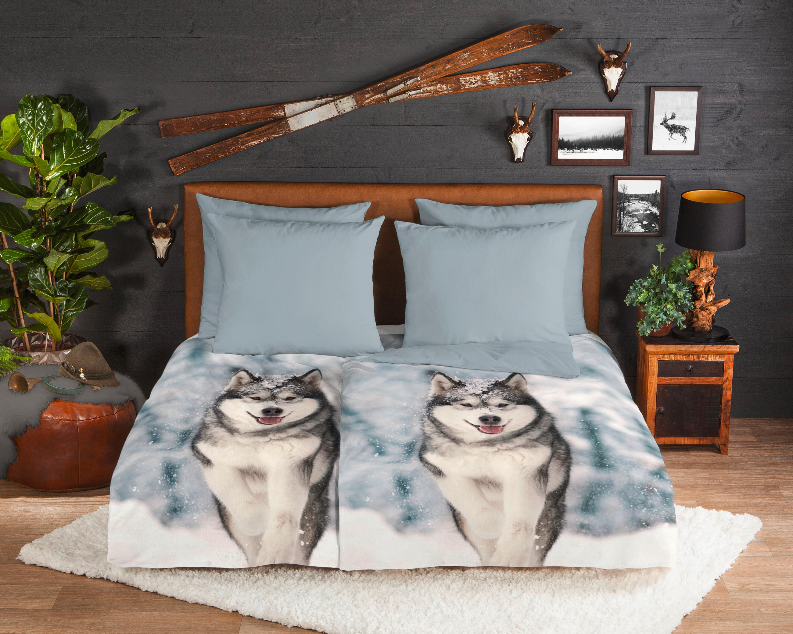KINDERBETTWÄSCHE 140/200 cm  - Grau, Textil (140/200cm)