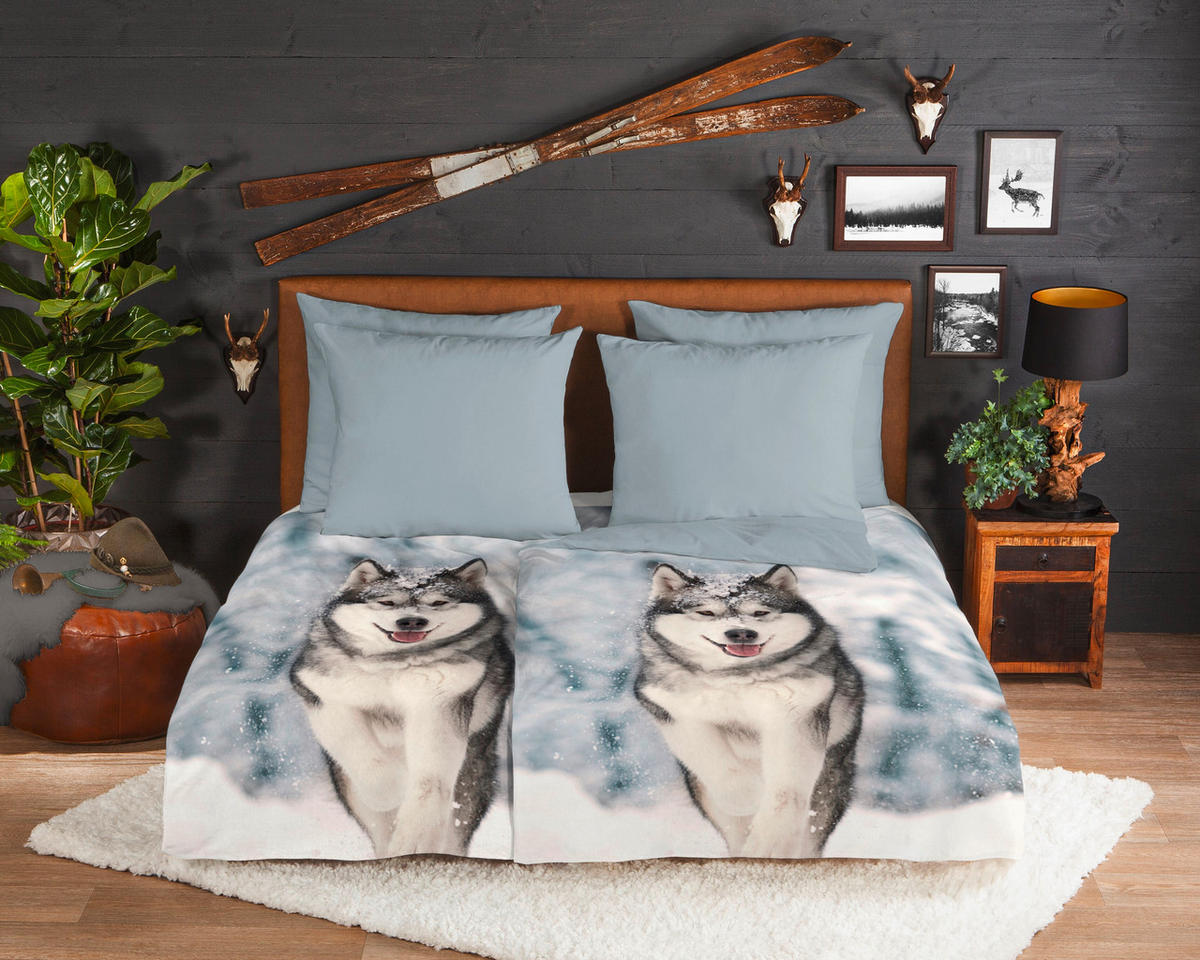 KINDERBETTWÄSCHE 140/200 cm  - Grau, Textil (140/200cm)