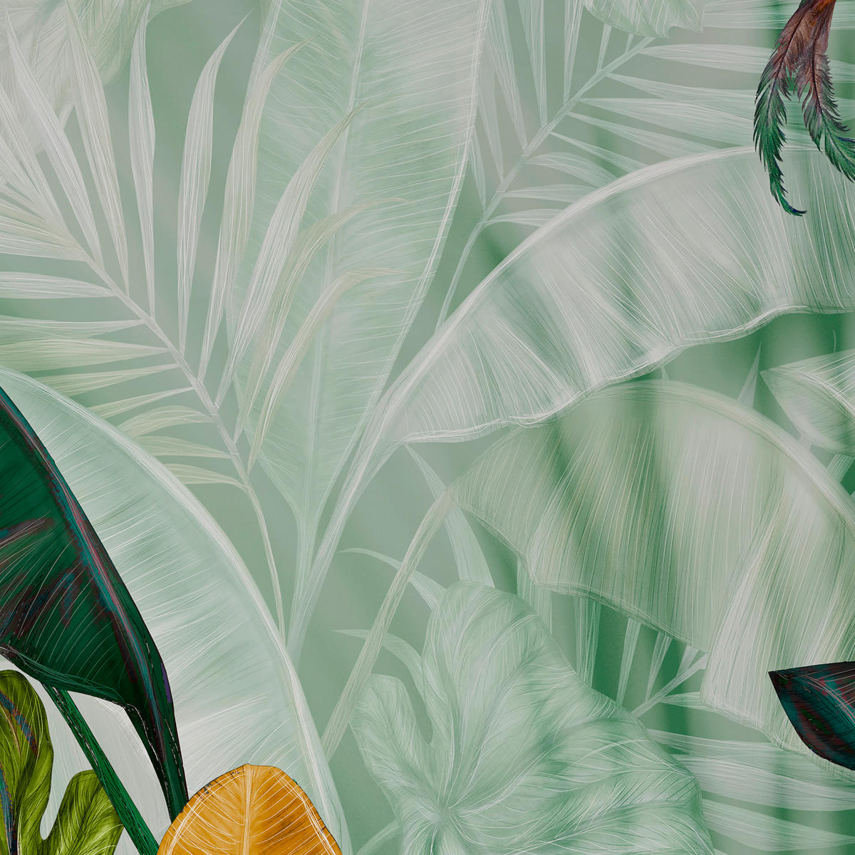 WENDEBETTWÄSCHE Satin 135/200 cm  - Grün, Textil (135/200cm) - Novel