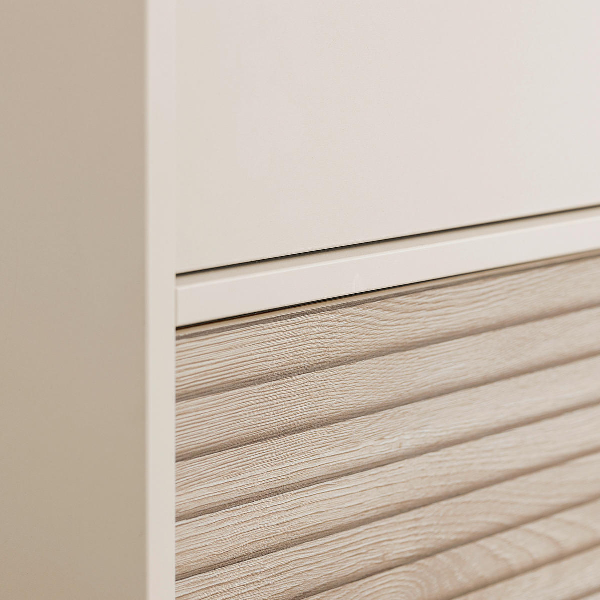 BABYKLEIDERSCHRANK Eefje Eichefarben, Beige  - Eichefarben/Beige, Basics, Holzwerkstoff (123,5/203,5/57,1cm) - Paidi