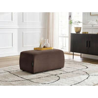 HOCKER ATILLA Cord Taupe  - Taupe/Schwarz, MODERN, Kunststoff/Textil (92/44/48cm)