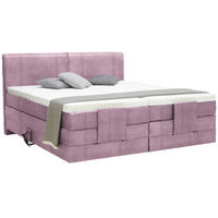 BOXSPRINGBETT 160/200 cm  in Lila  - Lila/Schwarz, Design, Kunststoff/Textil (160/200cm) - Hom`in
