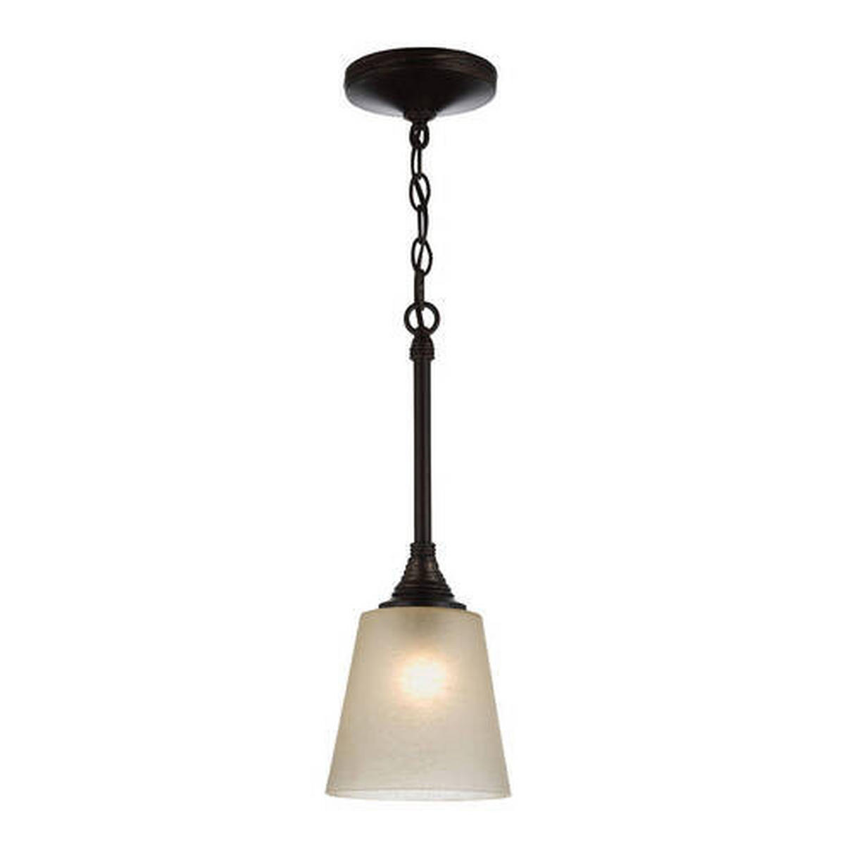 VISEČA SVETILKA  Elstead Arbor Creek      16.5/58.4 cm      E27 - barve brona, Konvencionalno, kovina/steklo (16.5/58.4cm) - Elstead Lighting