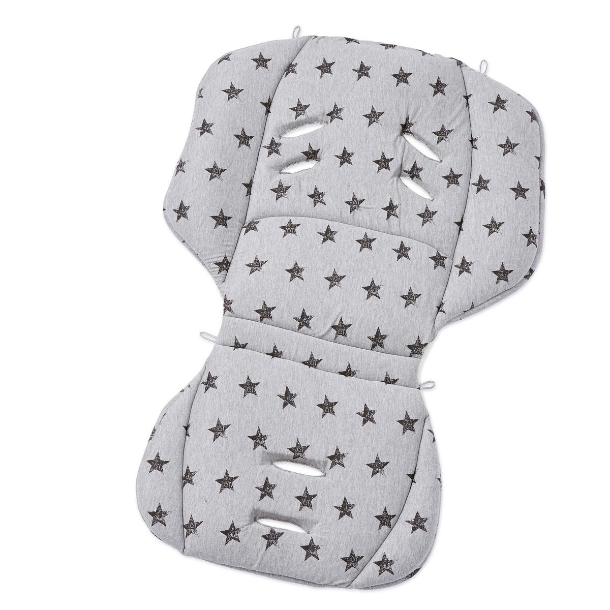 KINDERWAGENSET F4 Air+  - Dunkelgrau/Hellgrau, Basics, Textil/Metall (110/58/112cm) - Gesslein