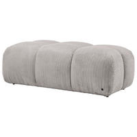 HOCKER Cord Grau  - Schwarz/Grau, KONVENTIONELL, Kunststoff/Textil (105/43/90cm) - Tom Tailor