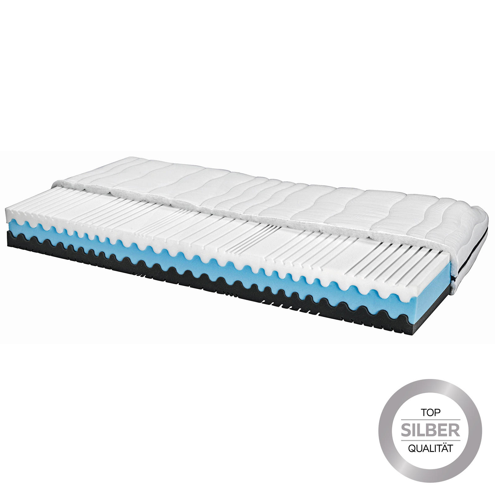 Komfortschaummatratze Silvy 140x200cm Mittelfest