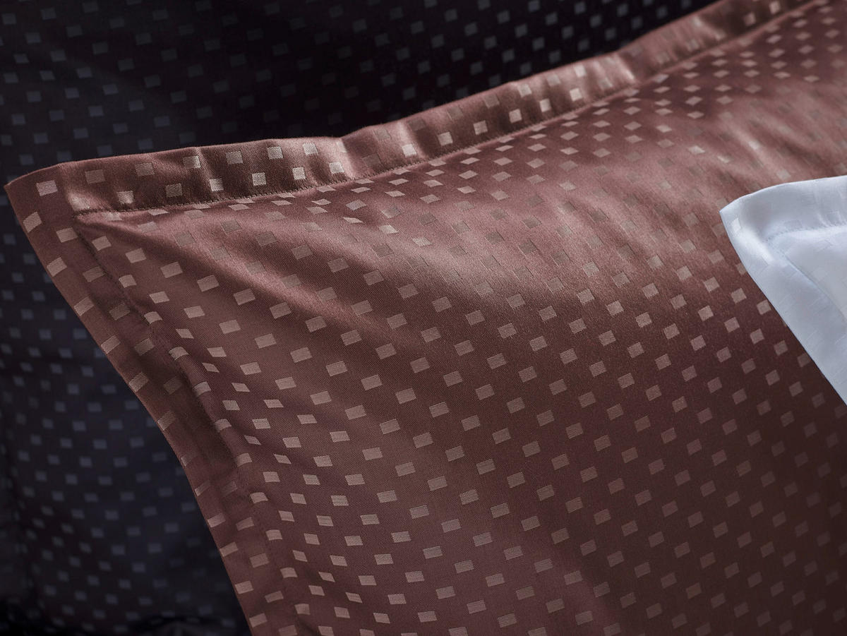 POSTELJNINA Livorno 200/200 cm damast črna  - črna, Konvencionalno, tekstil (200/200cm) - Curt Bauer