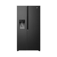 SIDE-BY-SIDE 91,1/178,6/61,5 cm NRS917E61BX  - Schwarz, Metall (91,1/178,6/61,5cm) - Gorenje