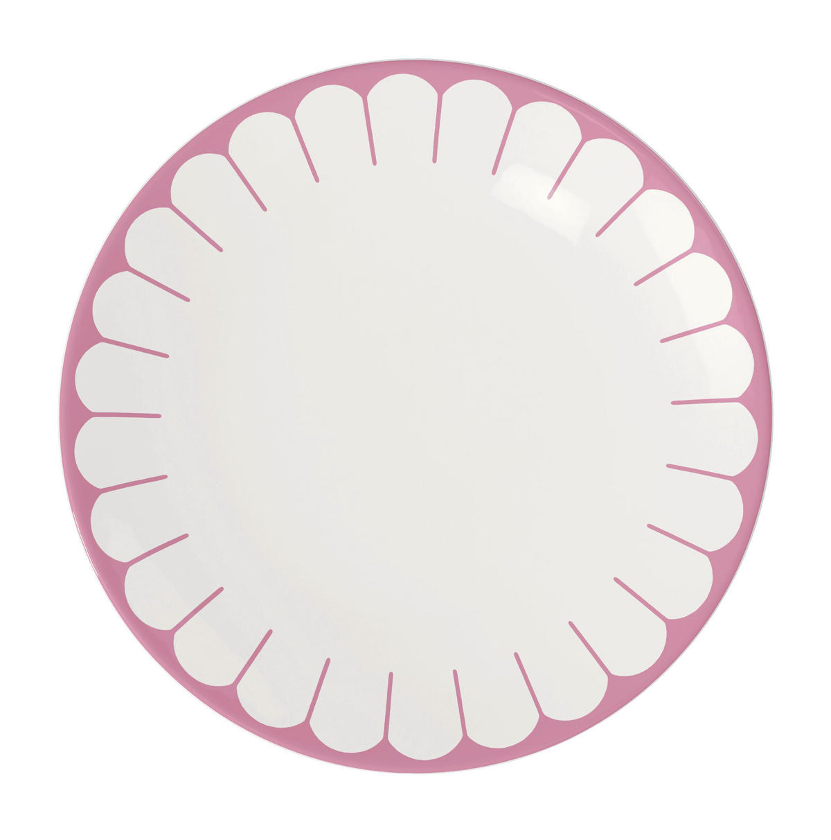 SPEISETELLER Fleur cassis    - Magenta/Weiß, MODERN, Keramik (26,5/2,5cm) - Villeroy & Boch
