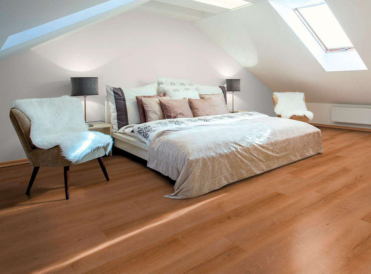 DESIGNBODEN Variant  per  m² - Eichefarben, Basics, Kunststoff (122/23/0.48cm)