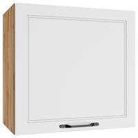 KÜCHENOBERSCHRANK 60/57/34 cm  in Weiß, Eiche Wotan  - Eiche Wotan/Schwarz, LIFESTYLE, Holzwerkstoff/Metall (60/57/34cm) - Held