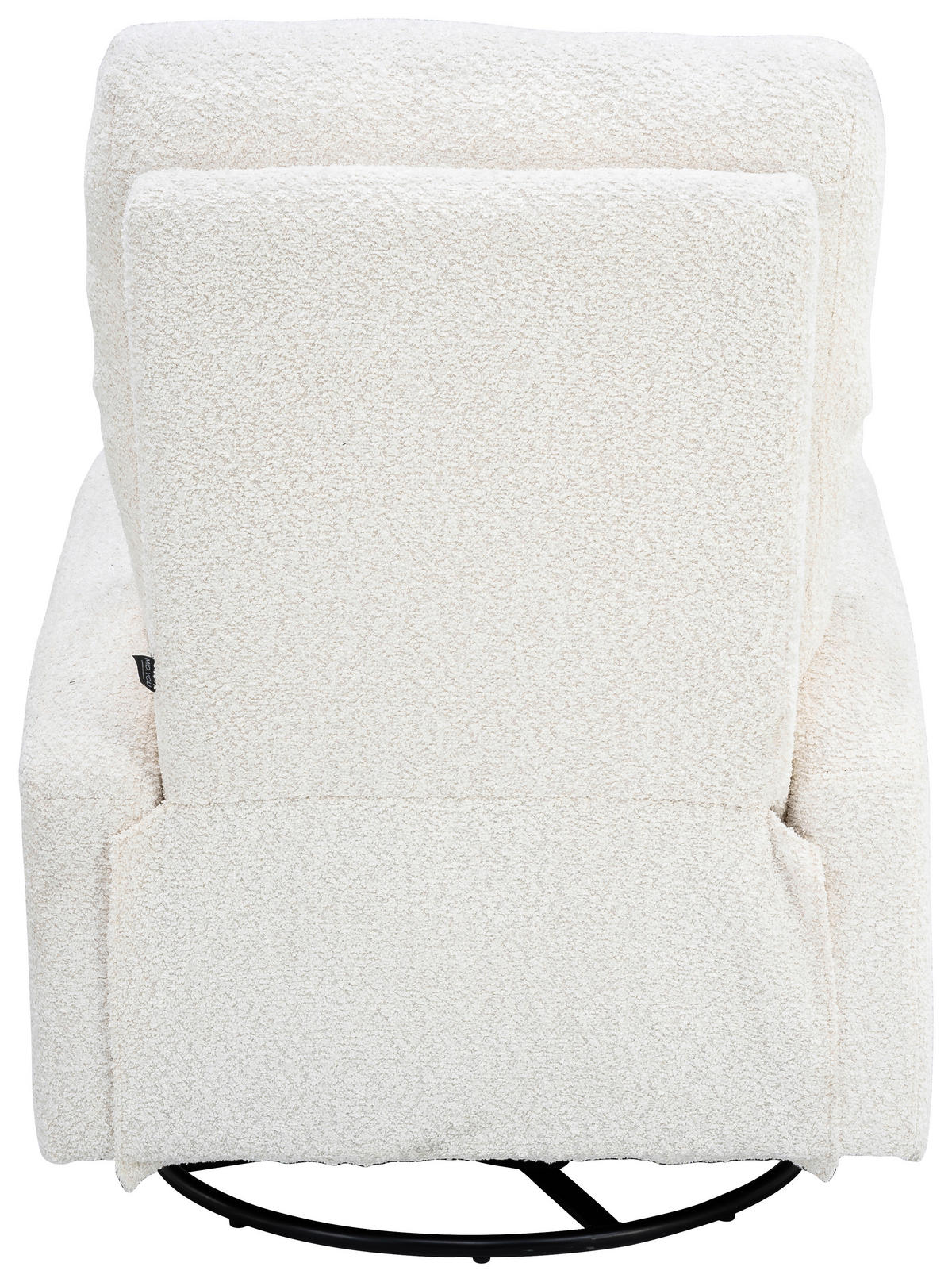 FERNSEHSESSEL in Bouclé Creme  - Creme/Schwarz, Konventionell, Textil/Metall (73/102-82/97-162cm) - MID.YOU