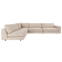 SOFFA i ljusgrå  - ljusgrå/svart, Klassisk, metall/trä (345/78/216cm) - Rowico