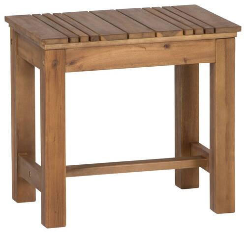 GARTENHOCKER  - Akaziefarben, KONVENTIONELL, Holz (33/45/50cm) - Siena Garden
