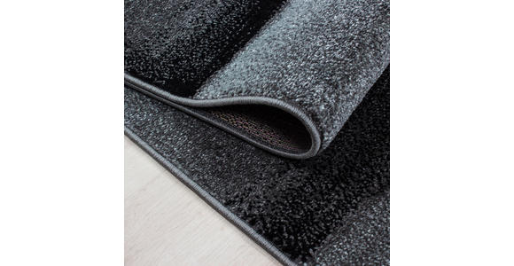 LÄUFER 80/250 cm Lucca Schwarz  - Schwarz, Trend, Textil (80/250cm) - Novel