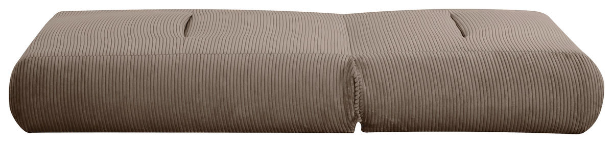 SCHLAFSESSEL in Cord Braun  - Braun, Design, Textil (81/88/160cm) - Livetastic
