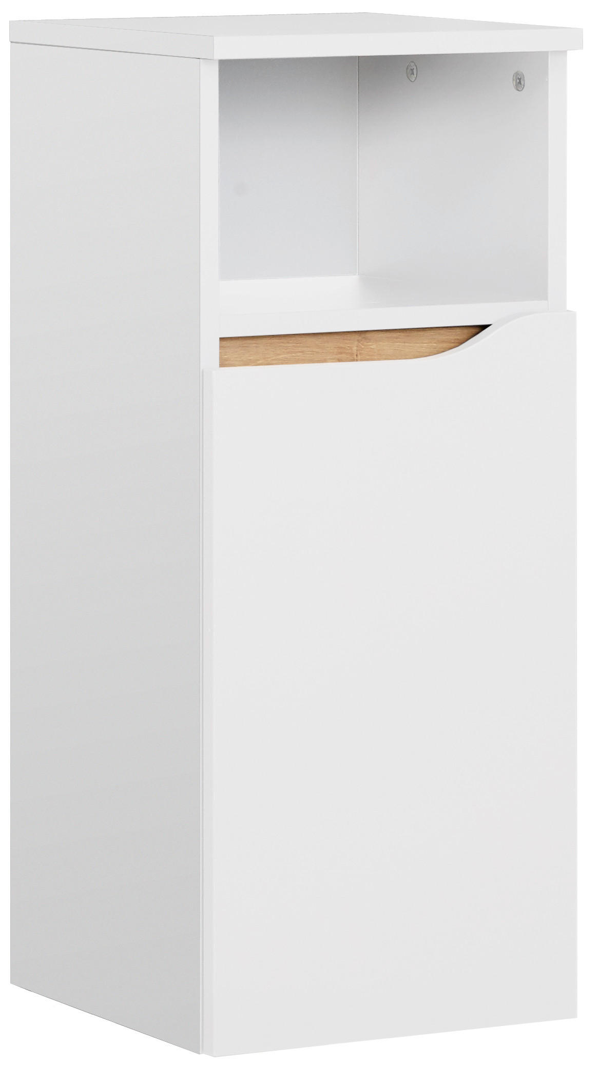 UNTERSCHRANK 30/72/33 cm   - Eichefarben/Weiß, KONVENTIONELL, Glas/Holzwerkstoff (30/72/33cm) - Pelipal