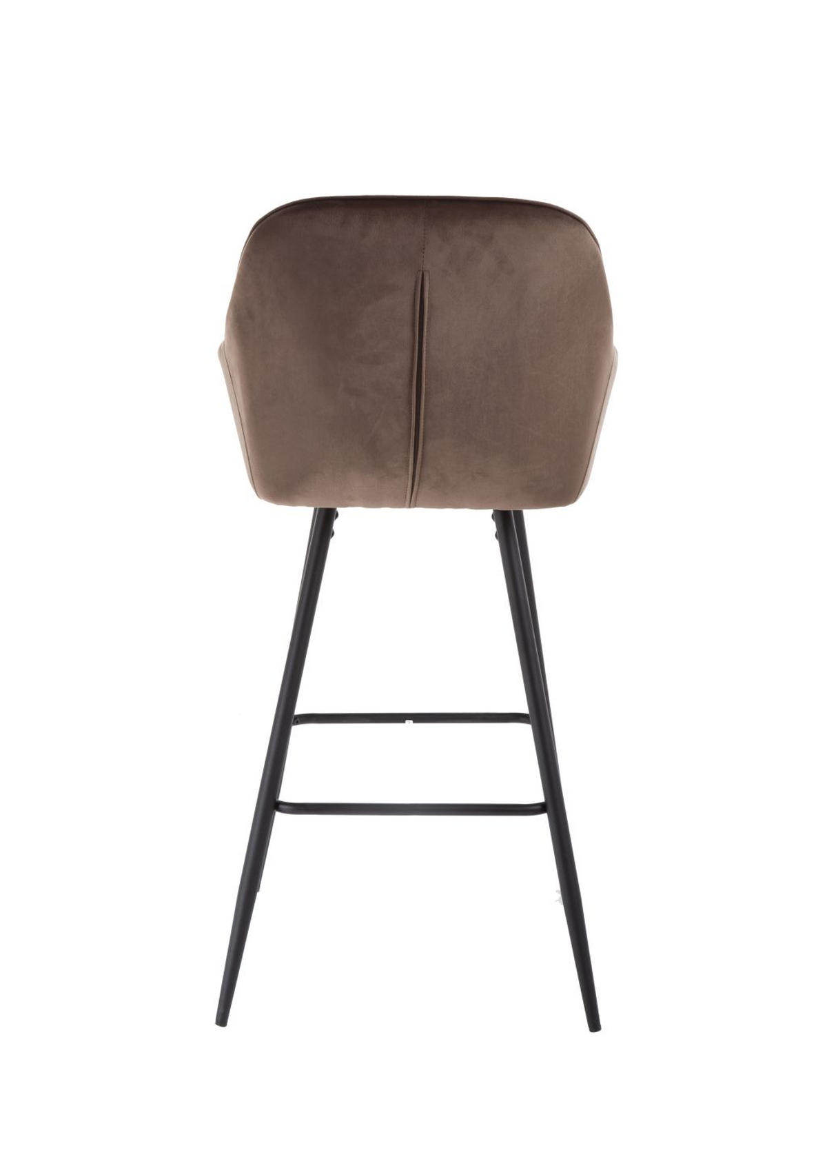 BARSKA STOLICA  smeđa  metal, tekstil      - smeđa/crna, Design, metal/tekstil (55/107/53cm) - Carryhome