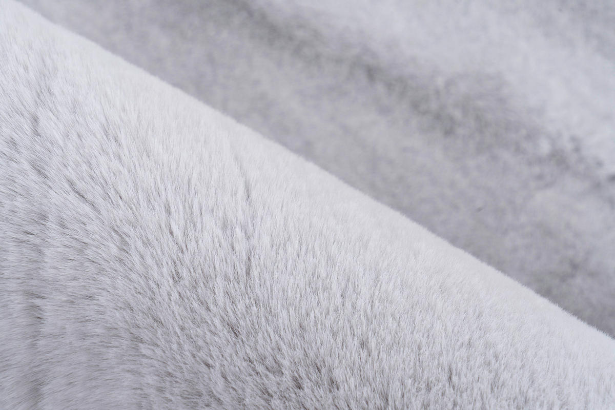 HOCHFLORTEPPICH 160/230 cm Grau, Weiß  - Weiß/Grau, KONVENTIONELL, Textil (160/230cm)