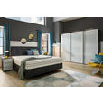 BOXSPRINGBETT 200/200 cm  in Anthrazit  - Anthrazit/Schwarz, Design, Kunststoff/Textil (200/200cm) - Esposa