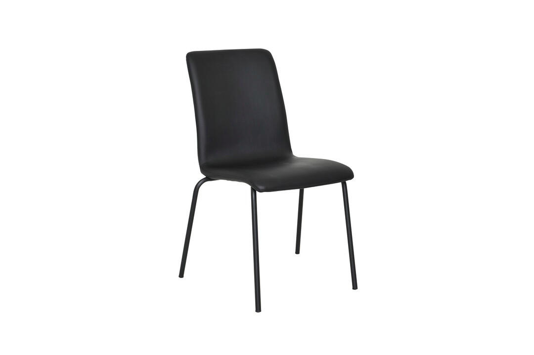 STOL stål  - svart, Design, metall/textil (60/83/48cm)