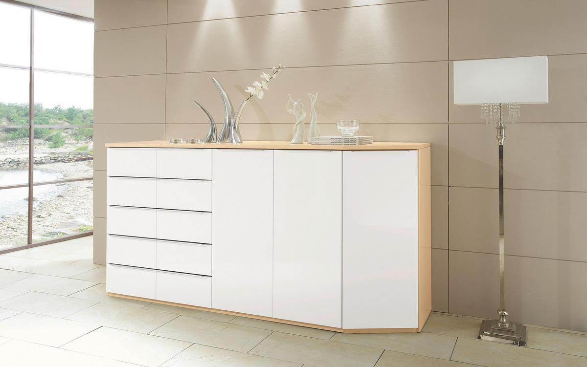 SCHRANKSYSTEM in  - KONVENTIONELL, Glas/Holz - Novel