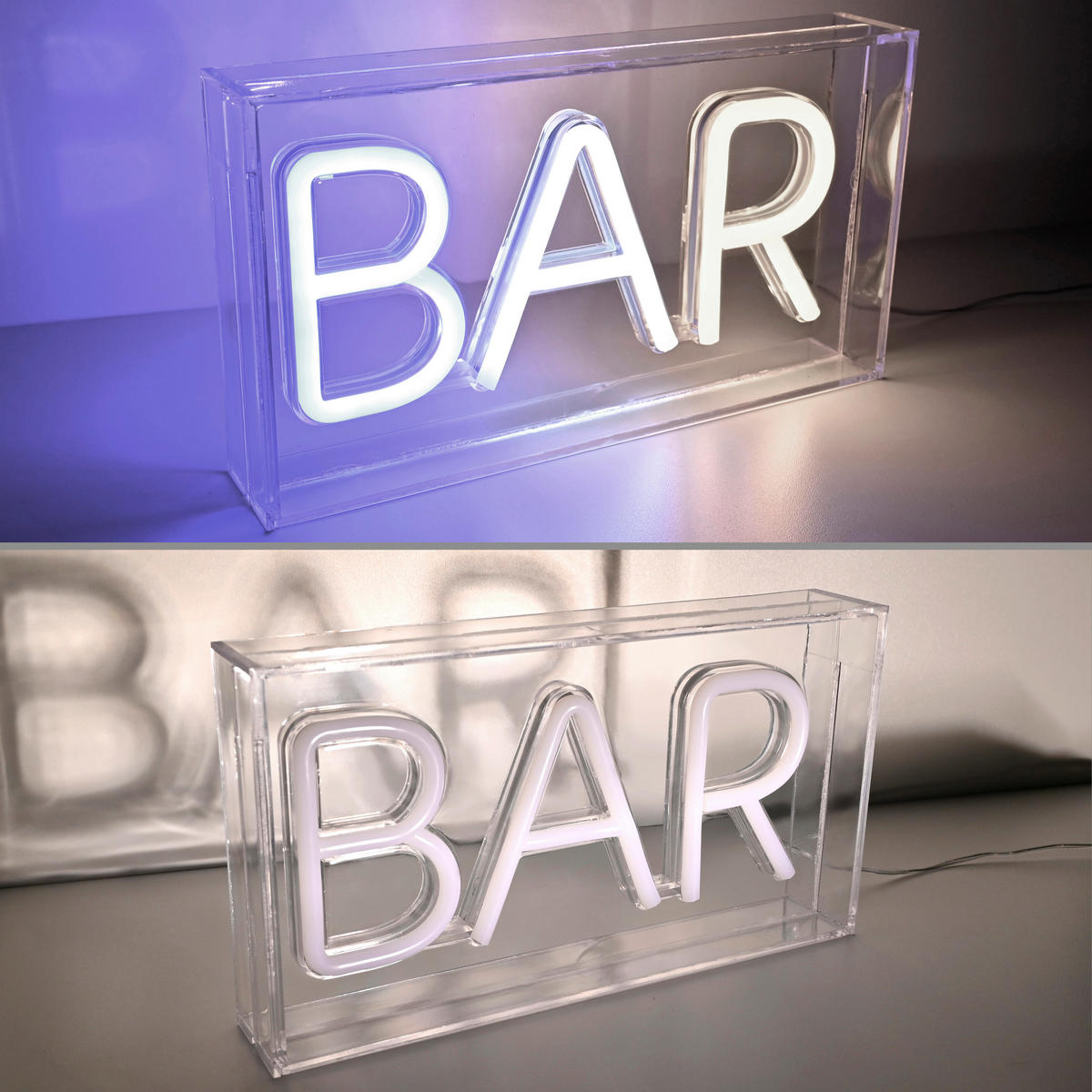 DEKORAČNÍ LED SVÍTIDLO - bílá, Basics, plast (23/4/12,7cm)