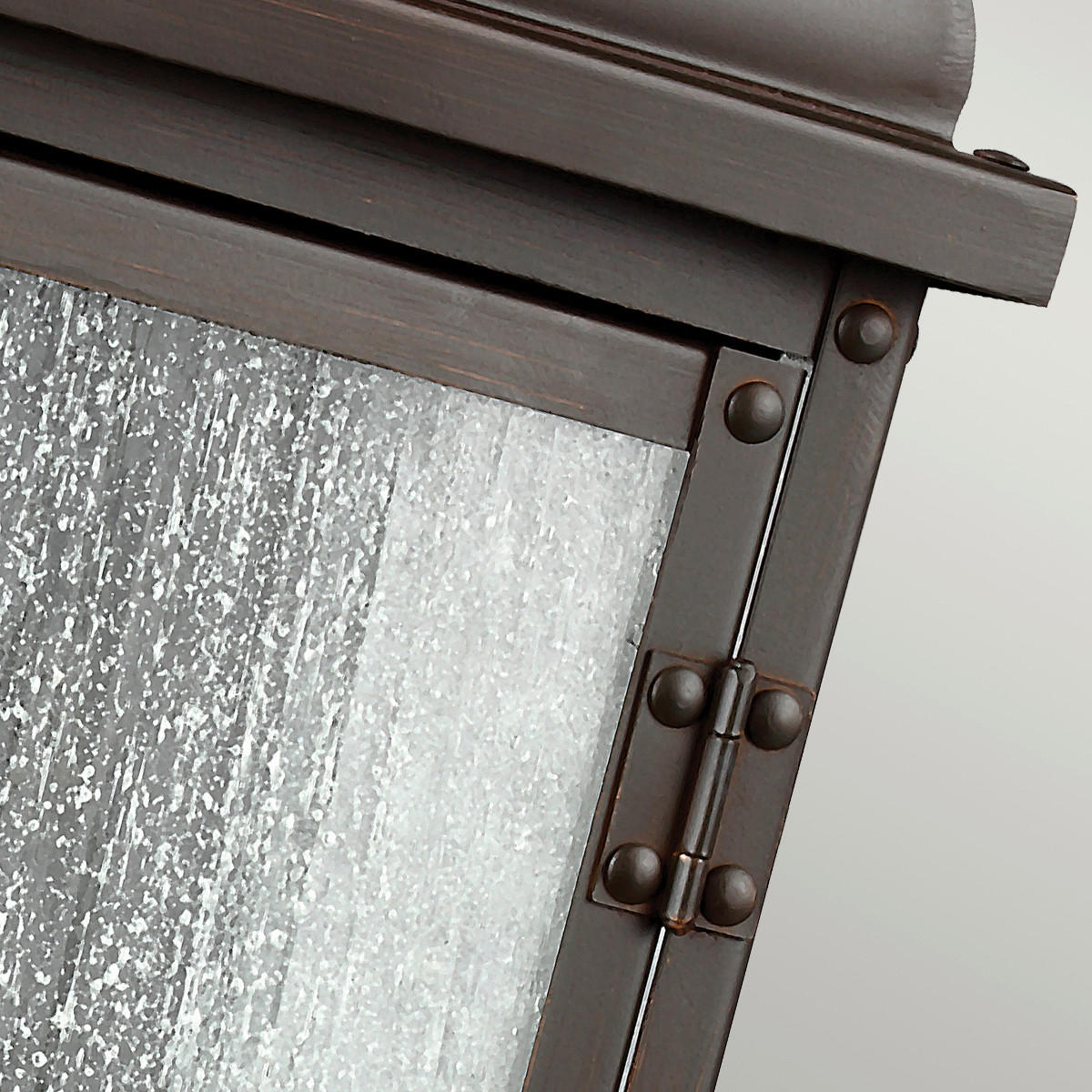AUßENWANDLEUCHTE 17,8/15,5/46 cm   - Kupferfarben, KONVENTIONELL, Glas/Metall (17,8/15,5/46cm) - Elstead Lighting