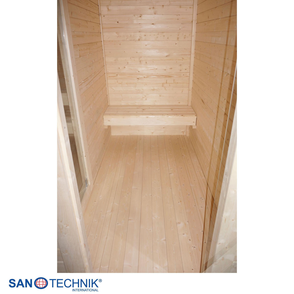 SAUNA für 4-5 Personen Vaasa  - Naturfarben, KONVENTIONELL, Holz (310/230/219,5cm) - Sanotechnik