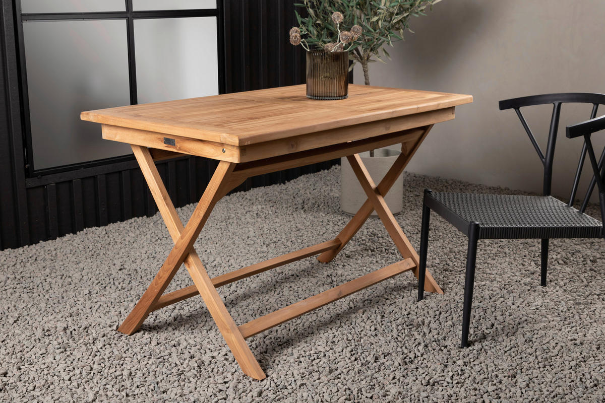 GARTENTISCH 120/70/75 cm Holz  - Teakfarben, KONVENTIONELL, Holz (120/70/75cm) - Gardenson