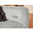 ECKSOFA  in Cord Hellgrau  180/266 cm  - Hellgrau/Schwarz, KONVENTIONELL, Textil/Metall (180/266cm) - Hom`in