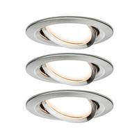 LED-DECKENLEUCHTE 8,4 cm  - Alufarben, Basics, Metall (8,4cm) - Paulmann