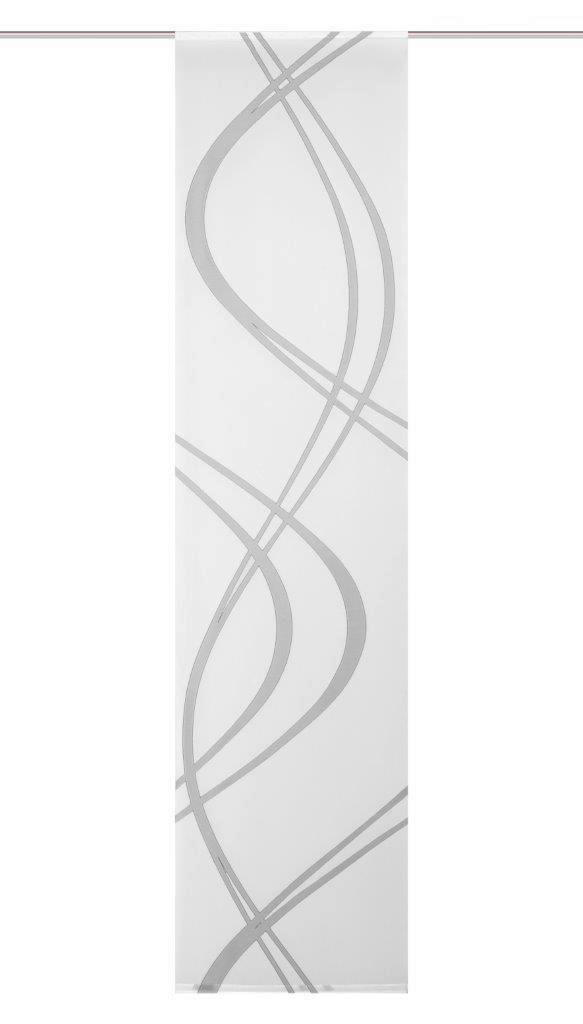 FLÄCHENVORHANG   halbtransparent   60/245 cm  - Grau, Design, Textil (60/245cm)
