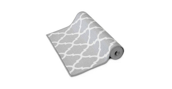 LÄUFER 80/400 cm Grau  - Grau, Design, Kunststoff/Textil (80/400cm) - Novel