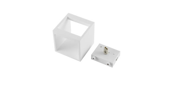 WANDLEUCHTE Alessia 11,5/11,5/11,5 cm  - Weiß, Basics, Stein (11,5/11,5/11,5cm) - Novel