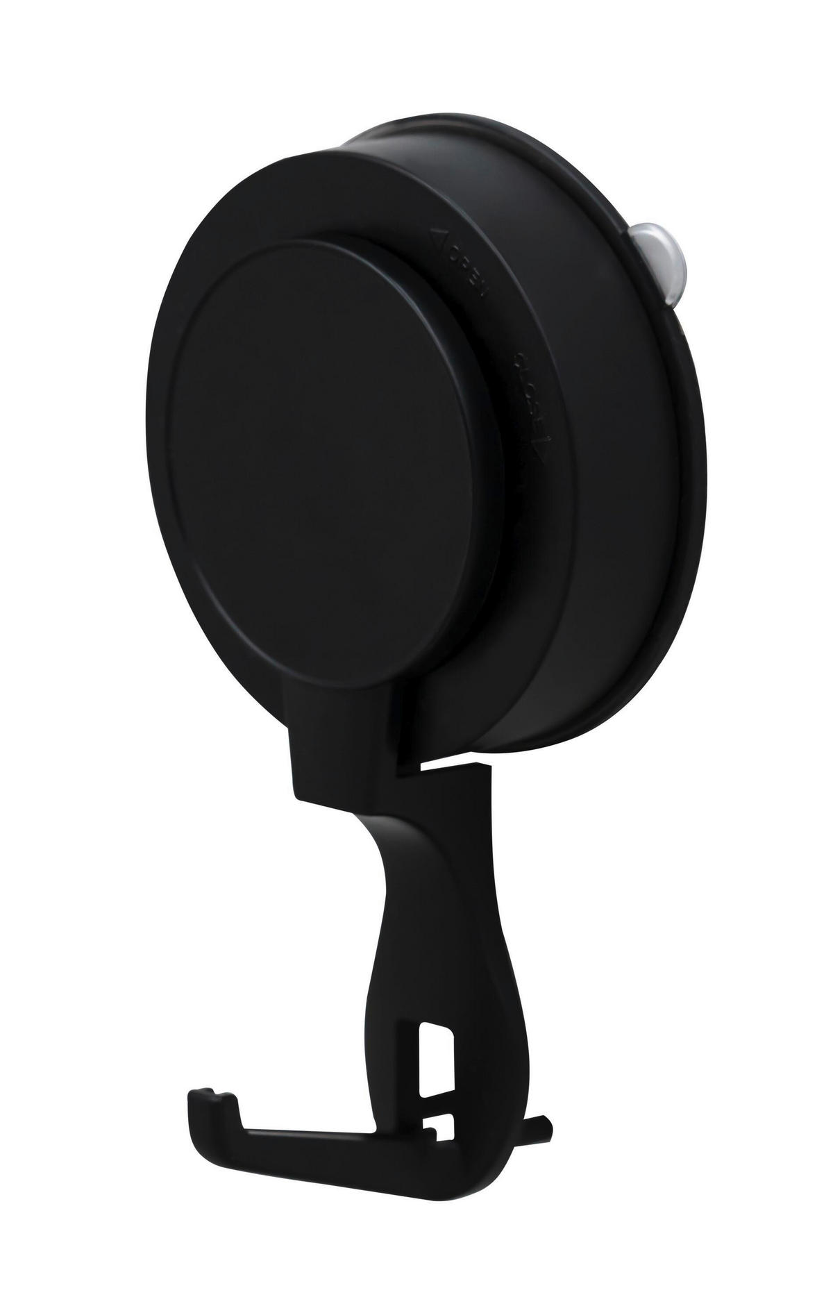 HÁČEK, černá - černá, Basics, plast (6,5/11/4,2cm) - Sadena