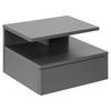 NACHTSCHRANK 35/22,5/32 cm  - Grau, Design, Holzwerkstoff (35/22,5/32cm)