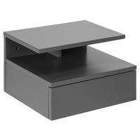 NACHTSCHRANK 35/22,5/32 cm  - Grau, Design, Holzwerkstoff (35/22,5/32cm)