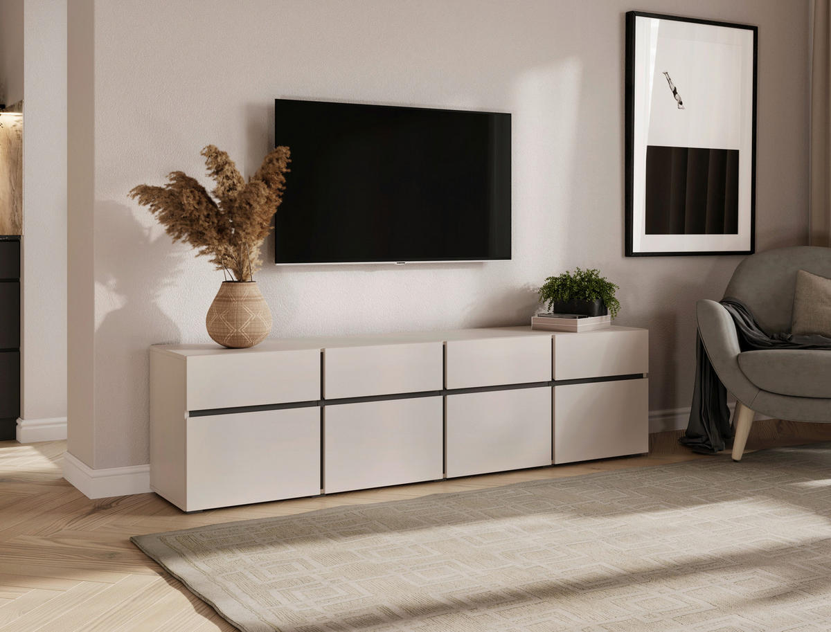 NIZKA OMARICA kašmir  - črna/kašmir, Design, leseni material (200/52,8/40cm) - Xora