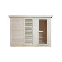 SAUNA für 4-5 Personen Vaasa  - Naturfarben, KONVENTIONELL, Holz (310/230/219,5cm) - Sanotechnik
