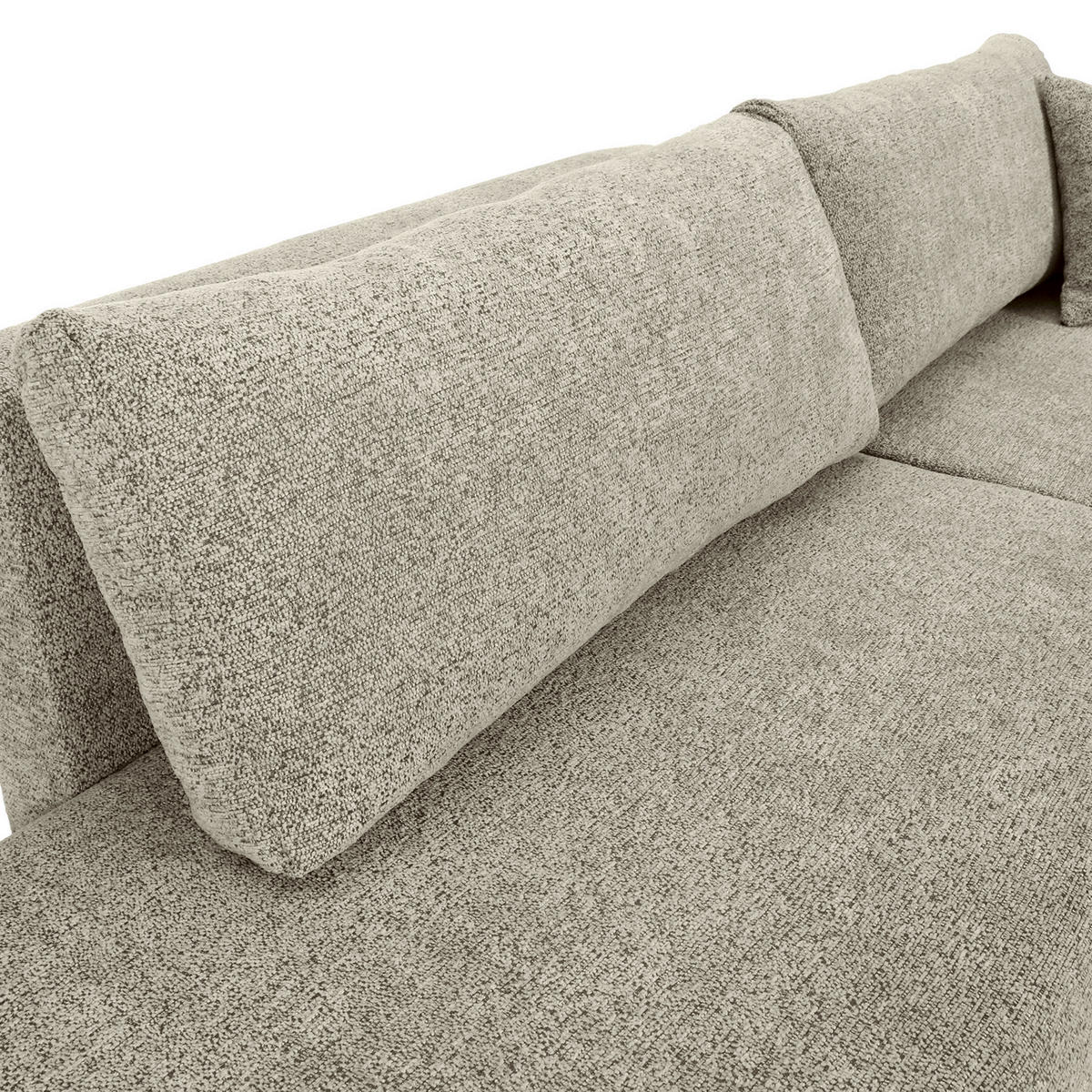 ECKSOFA Mintgrün Flachgewebe Zierkissen, Rückenkissen, Bettkasten, Schlaffunktion, Rücken echt, Liegefläche im Originalstoff  - Schwarz/Mintgrün, KONVENTIONELL, Kunststoff/Textil (260/145cm) - Carryhome