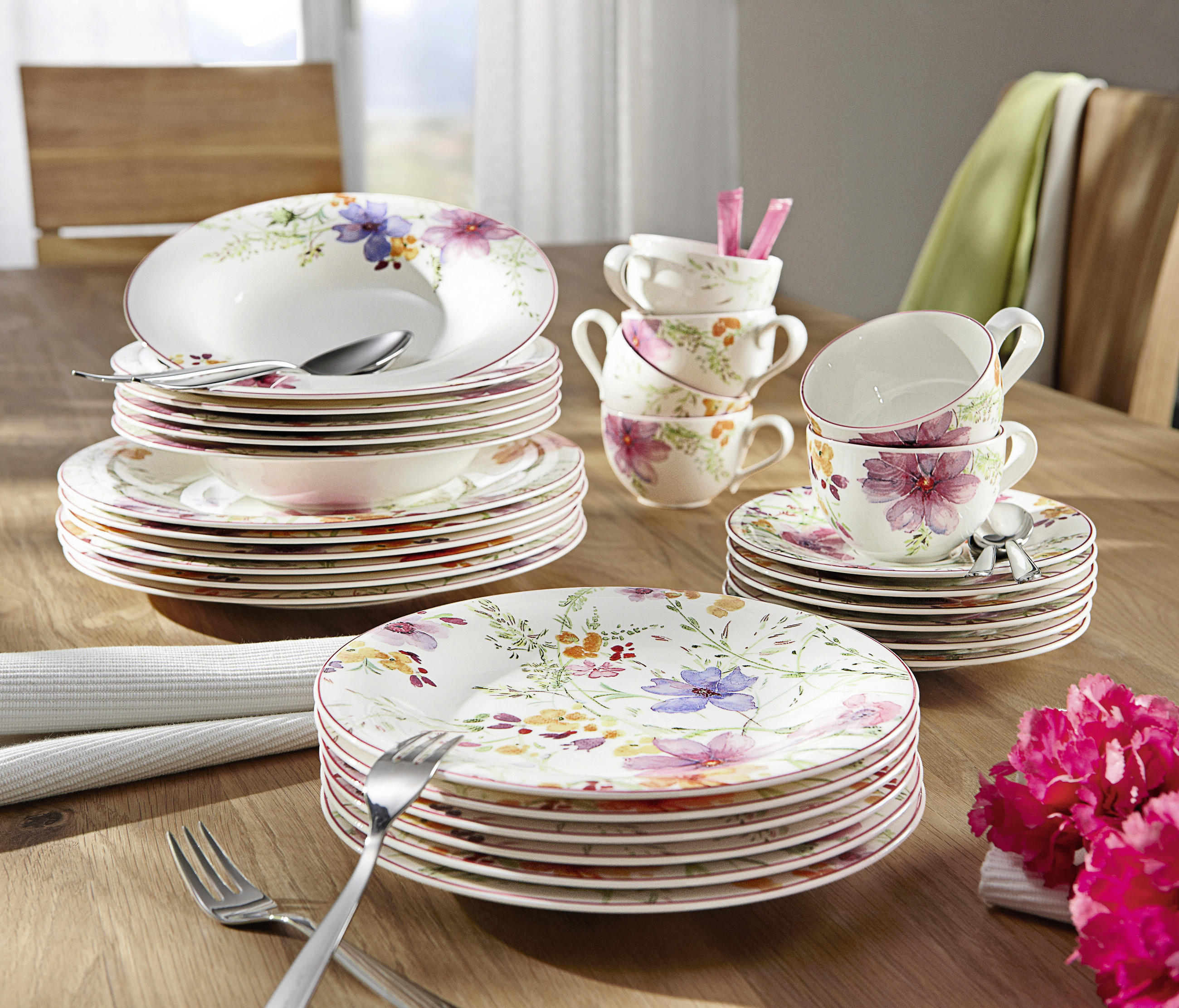 KÁVÉSKÉSZLET 18 részes  - színes, Basics, kerámia (34/20/33cm) - Villeroy & Boch