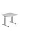 SCHREIBTISCH in Metall, Holzwerkstoff - Silberfarben/Grau, KONVENTIONELL, Holzwerkstoff/Metall (80/80cm) SCHREIBTISCH in Metall, Holzwerkstoff - Silberfarben/Grau, KONVENTIONELL, Holzwerkstoff/Metall (80/80cm)