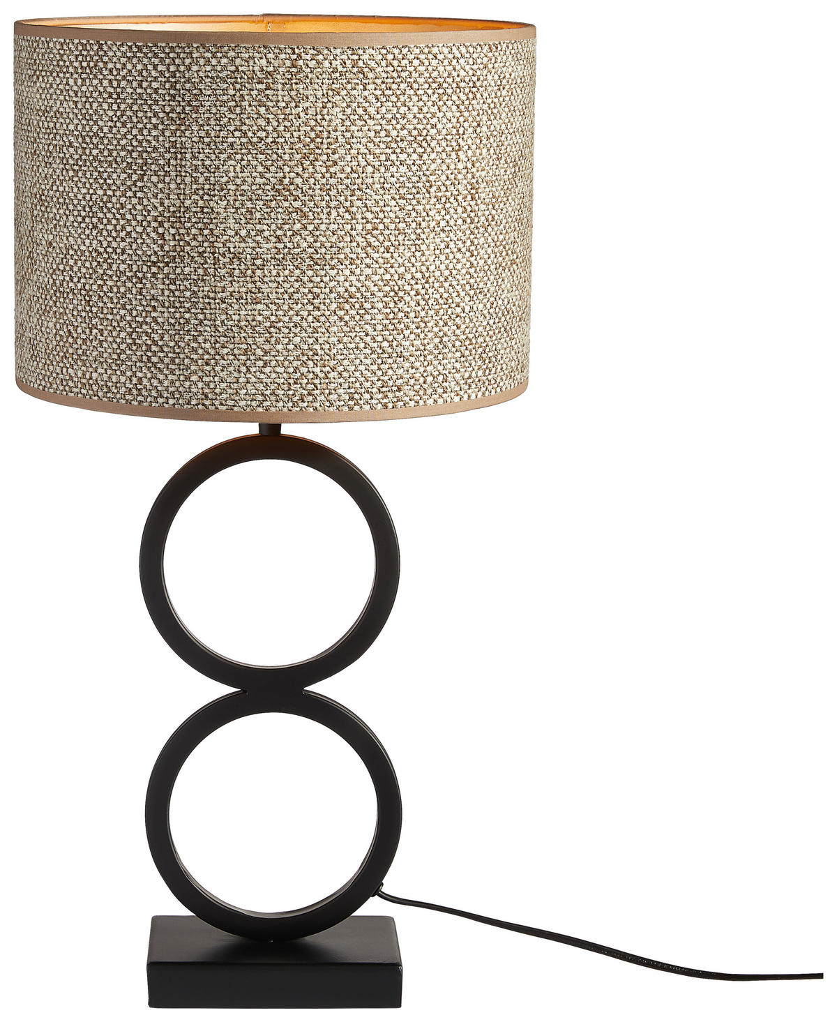 TISCHLEUCHTE Stelios 15/10/36 cm   - Schwarz, Design, Metall (15/10/36cm) - Light & Living