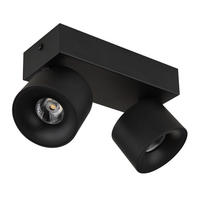 LED ZÁŘIČ, 20.5/7.2/12 cm - černá/průhledné, Design, kov/plast (20.5/7.2/12cm) - Globo
