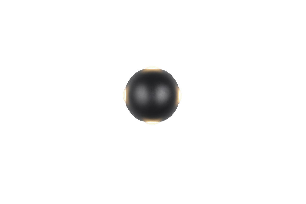 LED-WANDLEUCHTE - Schwarz, Basics, Metall (10,5/7,5cm) - Trio Leuchten