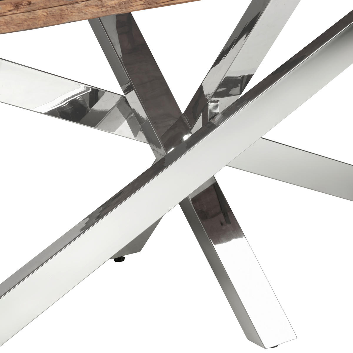 ESSTISCH in Holz, Metall, Glas 220/100/76 cm   - Naturfarben, Lifestyle, Glas/Holz (220/100/76cm) - Livetastic
