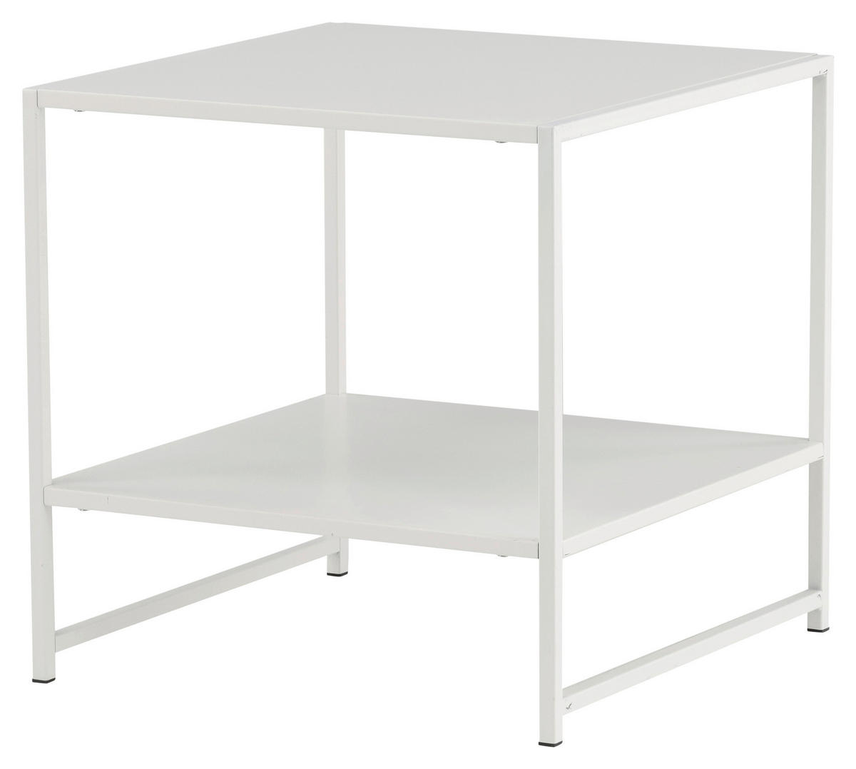 SIDOBORD i metall 50/50/50 cm  - vit, Design, metall (50/50/50cm) - Livetastic