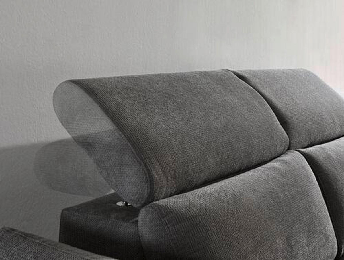 ECKSOFA in Velours Dunkelgrün  254/224 cm  - Dunkelgrün/Schwarz, Design, Kunststoff/Textil (254/224cm) - Stylife