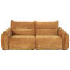 2-SITZER-SOFA Chenille Goldfarben  - Goldfarben/Schwarz, MODERN, Kunststoff/Textil (216/89/92cm) - MID.YOU